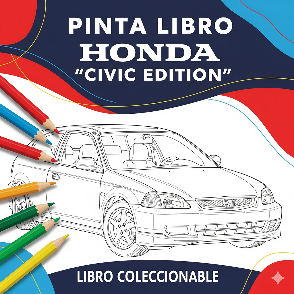 Colorea tu auto favorito.