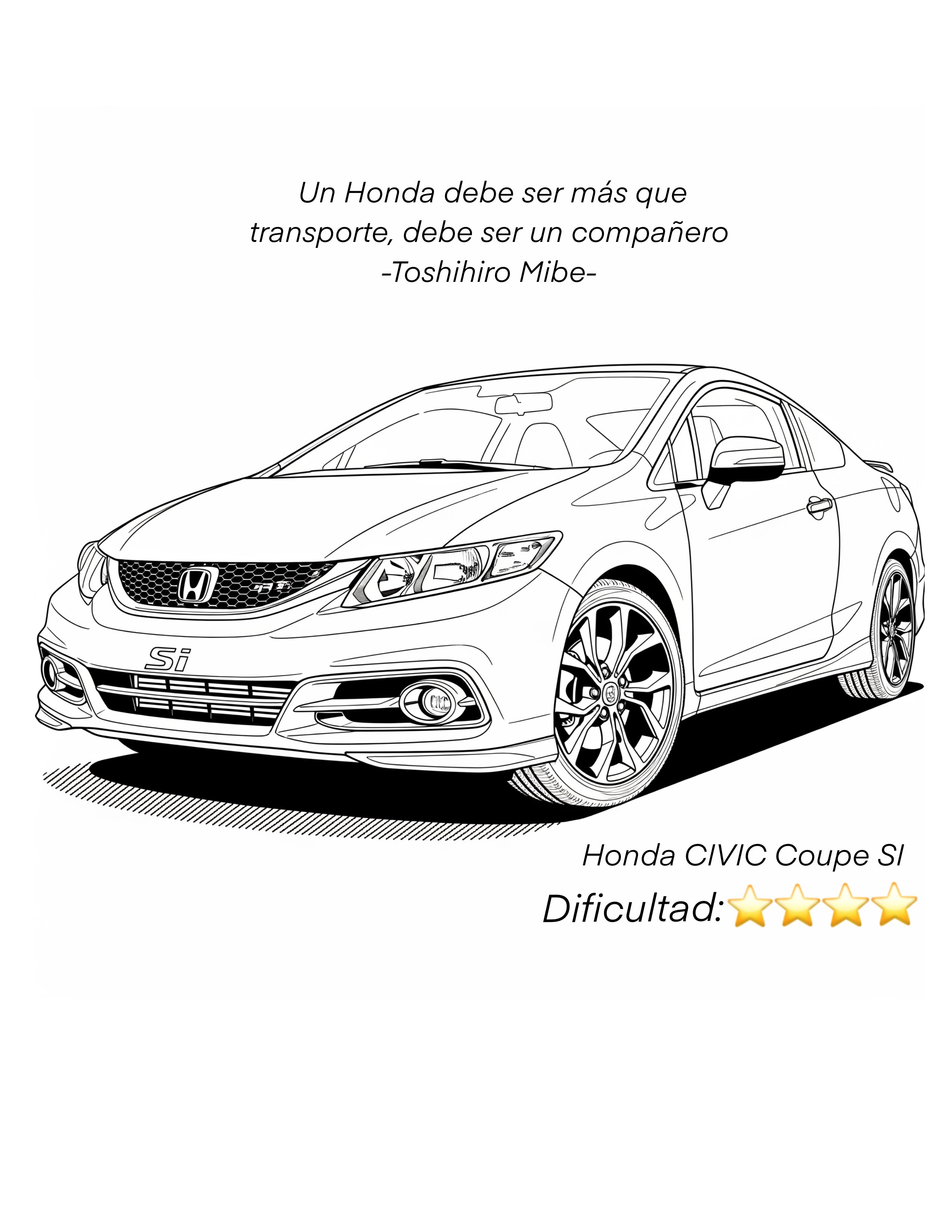 Colorea tu auto favorito.